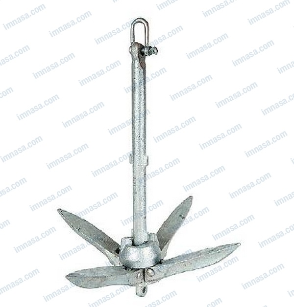 ANCLA PLEGABLE GALVANIZADA VARIAS MEDIDAS 