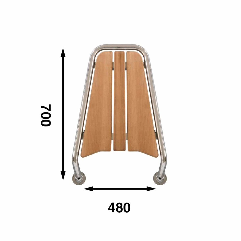 Botalón de proa para motoras 700 x 480 mm Batsystem 