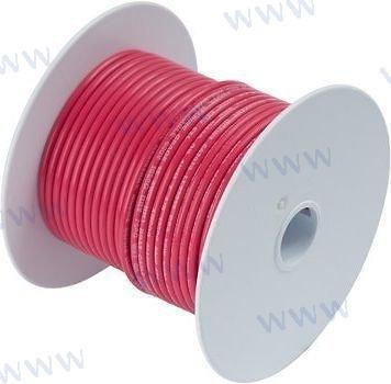 CABLE MARINO 10 AWG (5mm²) Rojo - 75 m. 