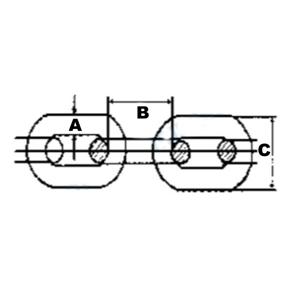 CADENA CALIBRADA 10mm D-766 P28 Inoxidable 50mts MF Marine 