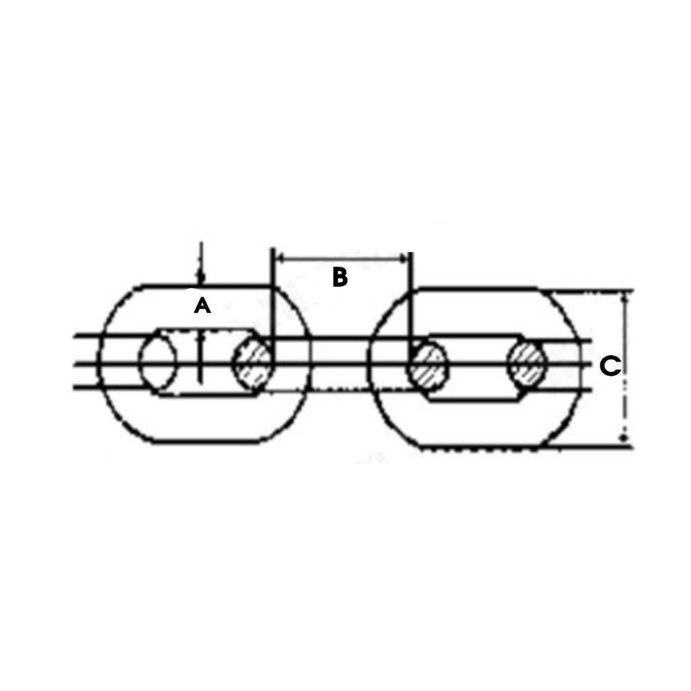 CADENA CALIBRADA GALVANIZADO 14mm D-766 P41 50mts 