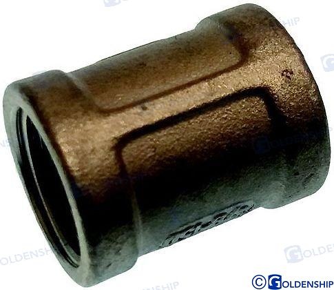 CONECTOR DOBLE H-H INOX 11/2