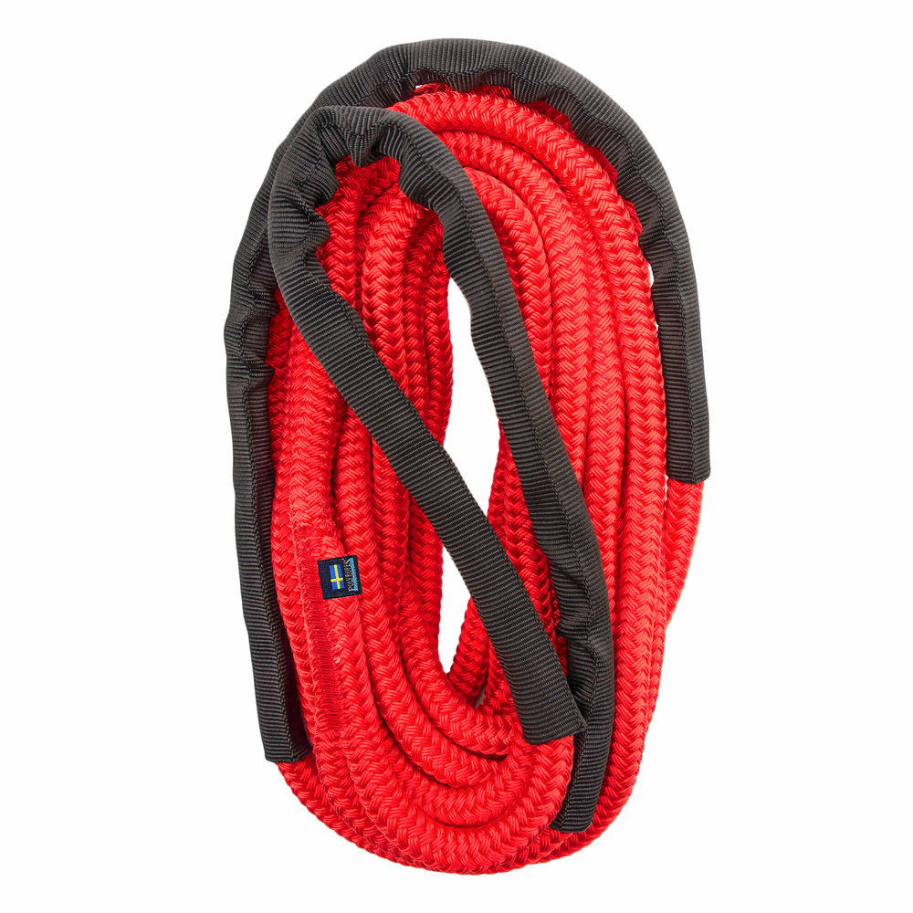 Cabo amarre con elasticidad línea de muelle StormX Rojo-Negro Poly Ropes 6mts 