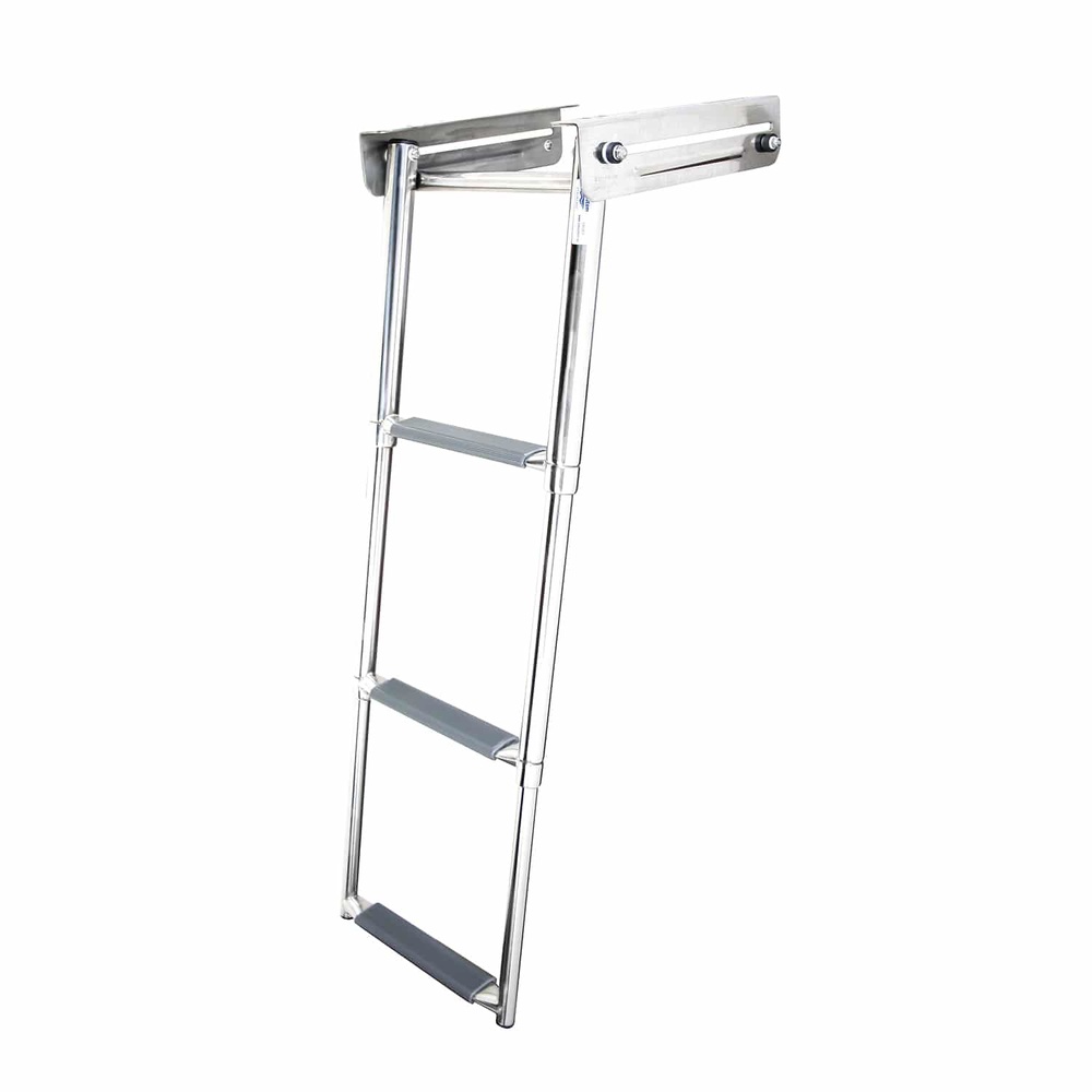 ESCALERA DE BAÑO TELESCÓPICA 880x300 3 PELDAÑOS ACERO INOXIDABLE AISI 316 