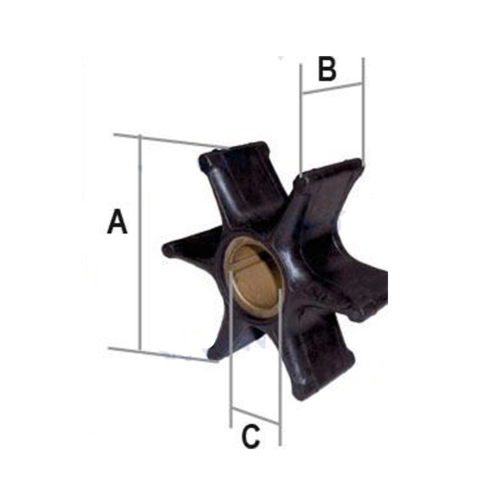 Impulsor impeller Volvo 21213660 & Jabsco 1210-00 