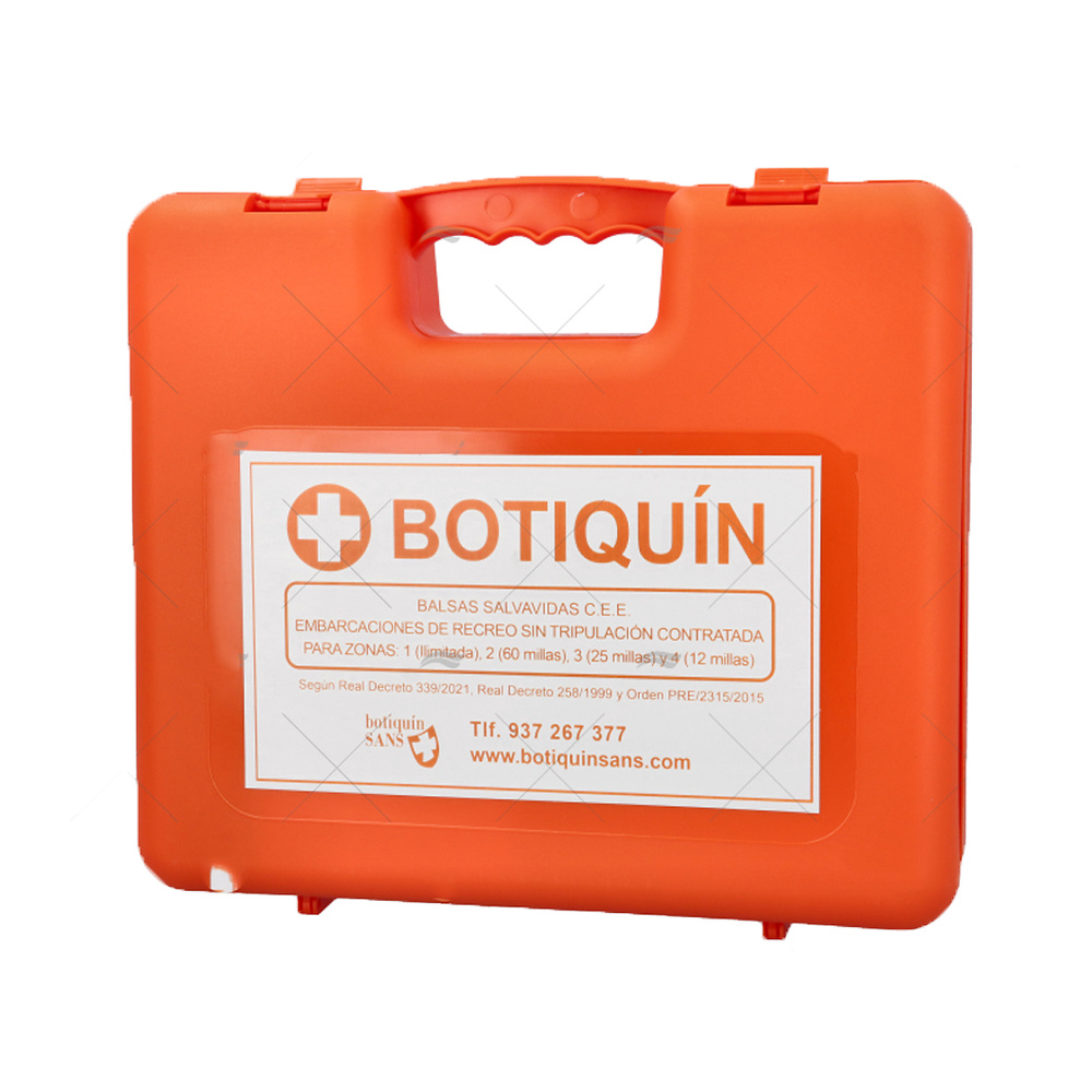 KIT BOTIQUIN PRIMEROS AUXILIOS C/PLASTICO Z5 5 MILLAS 