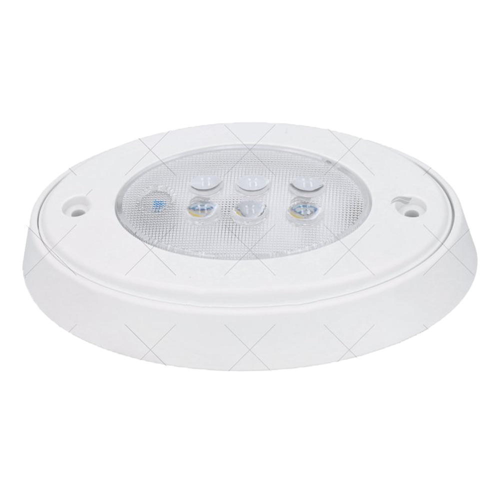 LUZ PLAFON 140x90mm 6 LED OVALADO 