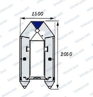 NEUMATICA 200RIB GS 200x152 GRIS/AZUL 