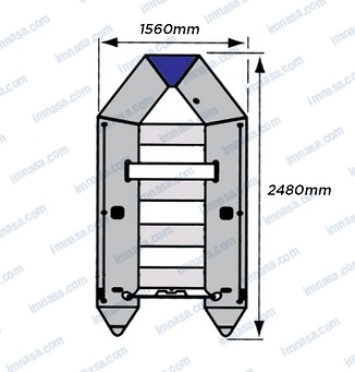 NEUMATICA 249SH GS 248X156 GRIS/AZUL 