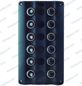 PANEL ELECTRICO LED ON/OFF 6 (12/24volt) 