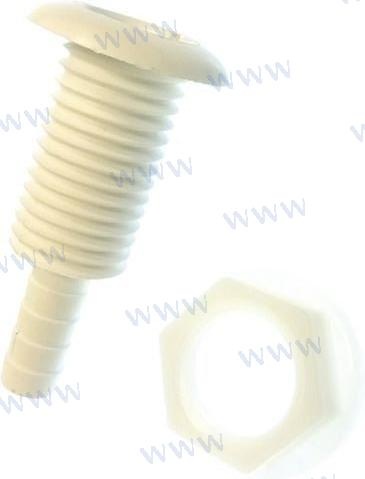 PASACASCOS(machofondo) (PACK DE 4) PARA MANGUERAS DE 25,4MM/Thrue hull -25,4MM ,Passascafo 25,4MM(ROSCA/HOSE:35mm) 