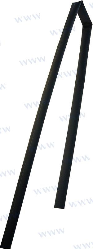 TUBO TERMORETRACTIL 19-6,4MM NEGRO 