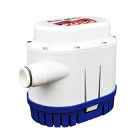 BOMBA ACHIQUE RULE-MATE 2000GPH/7600L/h,-12V  Con sensor de nivel incorporado. Medida:152 x 185 mm 6” x 71/4”99(CONSULTAR DISPONIBILIDAD)