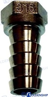 ENTRONQUE HEMBRA INOX 1"- 30 /female hose adapter/portagomma femmin