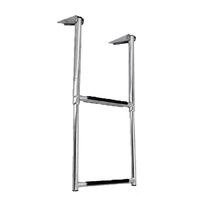 ESCALERA BAÑO TELESCÓPICA PLEGABLE INOXIDABLE DE 2 PELDAÑOS 280mm