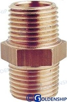 MACHON BRONCE 11/2"  Bronce Naval/Niple double Naval Bronze/Nipless Doppio Bronzo naval