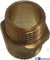 MACHONES 2"  Fabricado en latón/Niple double Manufacture in Brass/Nipless Doppio In Ottone 