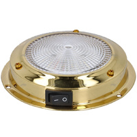 PLAFON DORADO CON INTERRUPTOR LED 12V