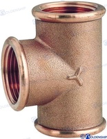 RACOR  CONEXION T BRONCE 1/2"   /PIPE TEE FEMALE 3/8"/VALVOTA T FEMMINA 1/2" (PACK DE 2)