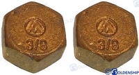 TAPON HEMBRA 3/8" /FEMALE PLUG  BRASS /TAPPO FEMMINA IN OTTONE (PACK DE 32)